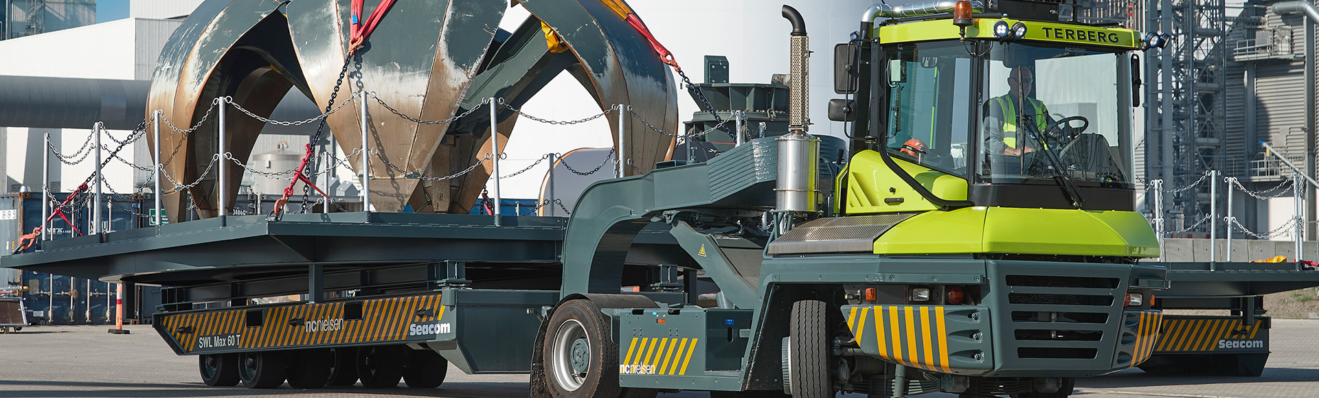 Heavy handling-løsning til transport av grabbene hos HOFOR  