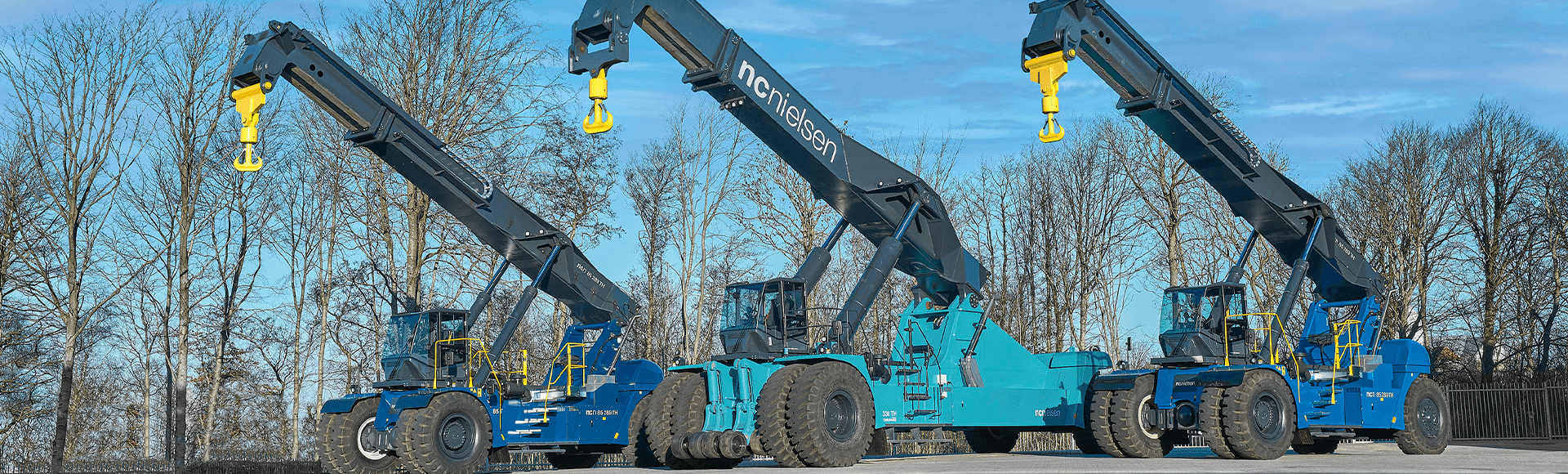 Økende etterspørsel etter heavy handling reachstackere 